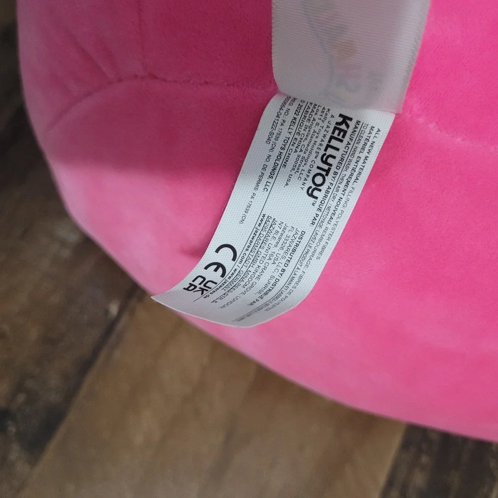 Squishmallows Plush Day of the‎ Dead Skull Pillow Stuffed Animal Pink